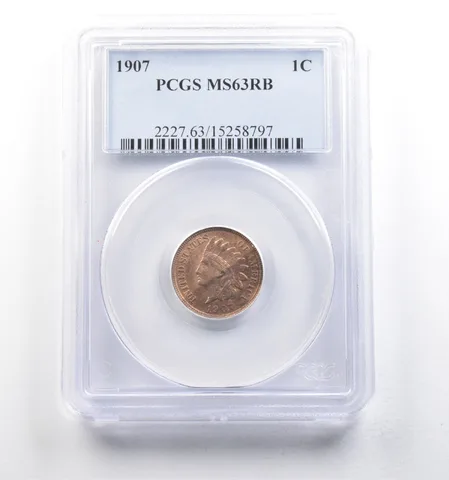 1907 Indian Head Cent MS63 RB PCGS *5718