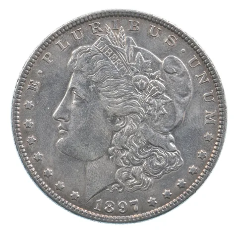 Better 1897 Morgan Silver Dollar - 90% US Coin - Nice Coin *473