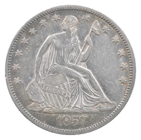 1857 Seated Liberty Half Dollar *6696