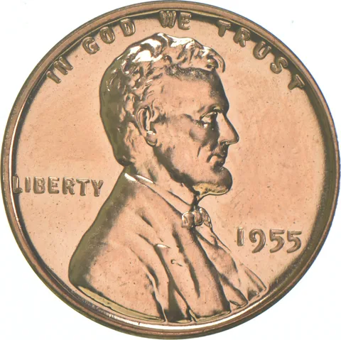 1955 Proof Lincoln Wheat Cent