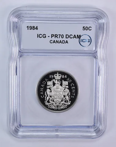 1984 Canada 50 Cents PR70 DCAM ICG