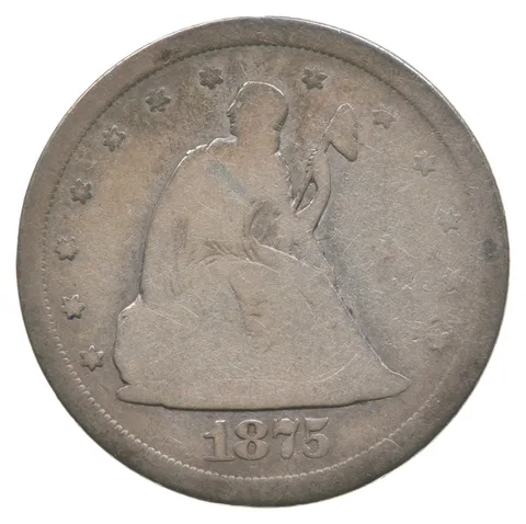 1875-S Seated Liberty Twenty-Cent Piece *9451
