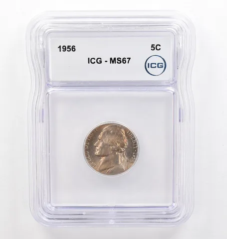 1956 Jefferson Nickel MS67 ICG Beautiful Tone *0213