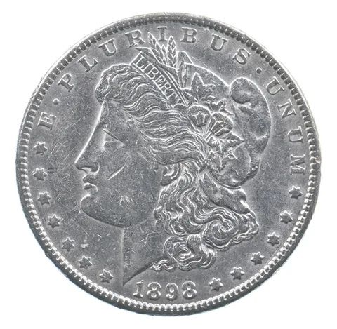 Better 1898 Morgan Silver Dollar - 90% US Coin - Nice Coin *582