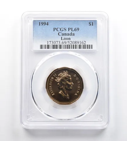 1994 Canada 1 Dollar Loon PL69 PCGS *9208