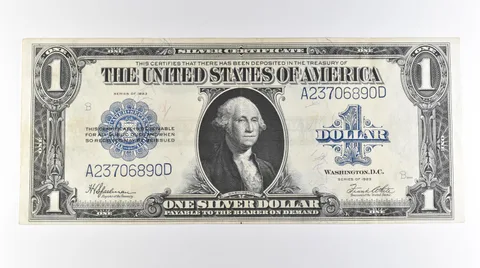 1923 $1 Silver Certificate Large Note Blue Seal FR#237 *0763