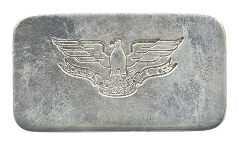 Rare Vintage WH Foster 1 oz Silver Bar Type 2 *0759