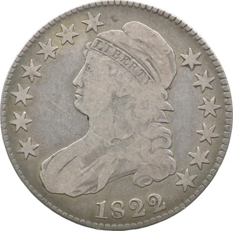 1822 Capped Bust Half Dollar a2310