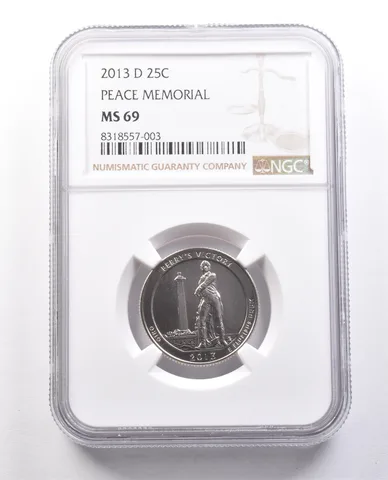 2013-D Washington Quarter Perry's Peace Memorial MS69 NGC a0021