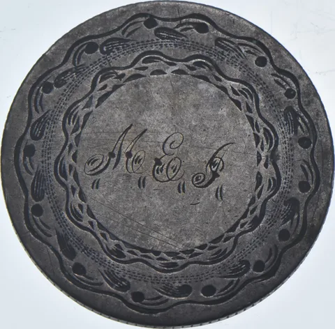 1853 Seated Liberty Quarter - Love Token *9352