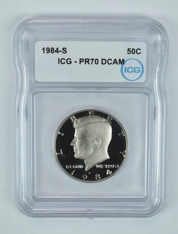 1984-S Kennedy Half Dollar PR70 DCAM ICG