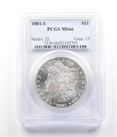 1881-S Morgan Silver Dollar MS66 PCGS *6321