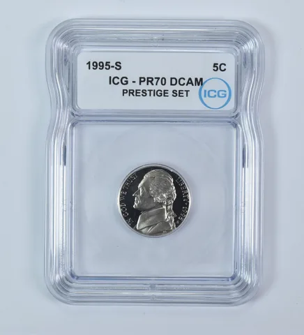 1995-S Jefferson Nickel Prestige Set PR70 DCAM ICG