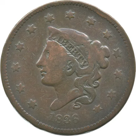 1836 Liberty Head Large Cent *2337