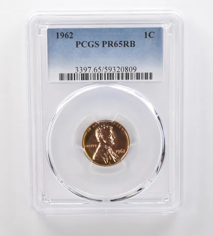 1962 Lincoln Memorial Cent PR65 RB PCGS Beautiful Tone *2069