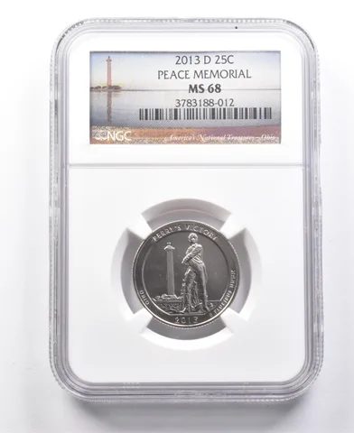 2013-D Washington Quarter Peace Memorial MS68 NGC *7687