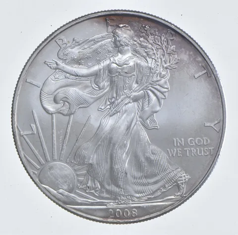 Better Date 2008 American Silver Eagle 1 Troy Oz .999 Fine Silver *438