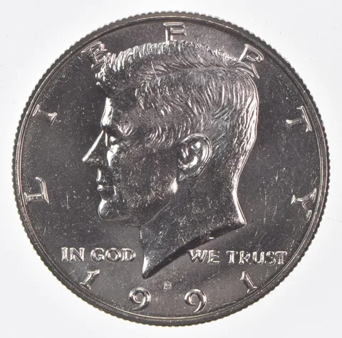 1991-P Kennedy Half Dollar Clad Unc