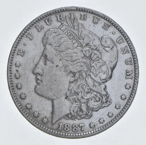 Better 1887-O Morgan Silver Dollar - 90% US Coin - Nice Coin *417