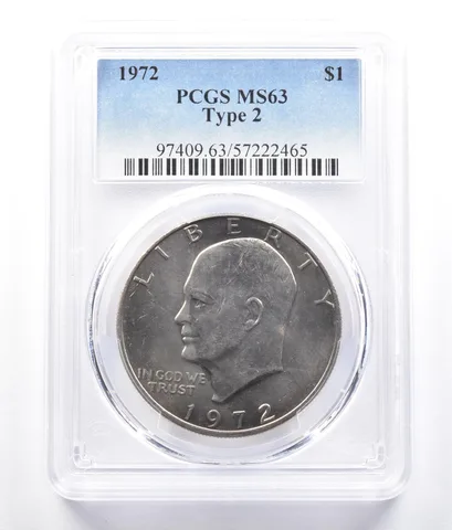 1972 Eisenhower $1 Type 2 MS63 PCGS *2679