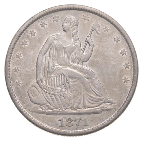 1871-S Seated Liberty Half Dollar *1853