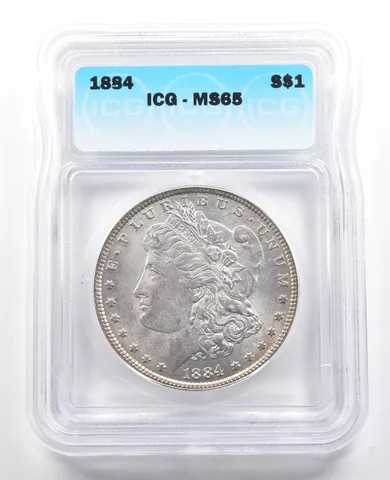 1884 Morgan Silver Dollar MS65 ICG *6577