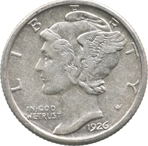 1926-D Mercury Dime a5243