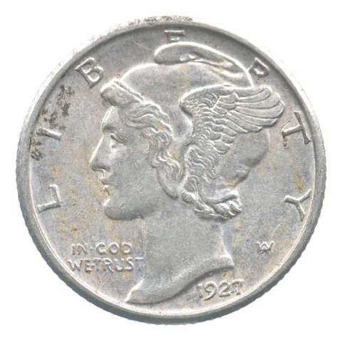 1927 Mercury Dime *9670