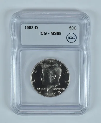 1988-D Kennedy Half Dollar MS68 ICG