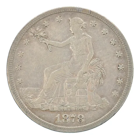 1878-S Seated Liberty Trade Dollar Beautiful Tone *5162
