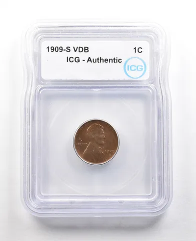 1909-S VDB Lincoln Wheat Cent Authentic ICG *6301