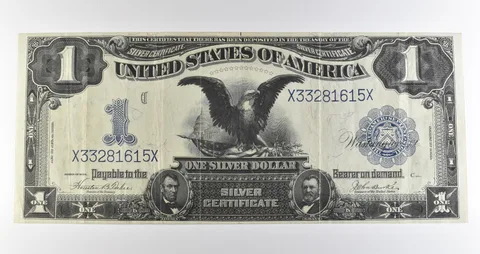 1899 $1 Silver Certificate Large Note Blue Seal *3605