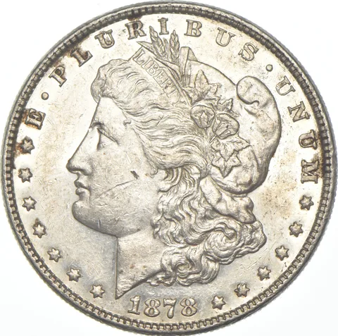 1878 Morgan Silver Dollar VAM 19 8 TF DOUBLE Date 8TF *7968