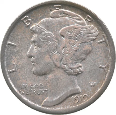 1919-D Mercury Dime a2948