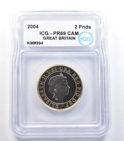 2004 Great Britain 2 Pounds KM#994 PR69 CAM ICG *7876