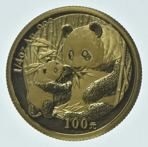 2005 China 100 Yuan Gold 1/4 Oz Gold a8166