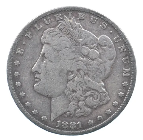 Early - 1881-O Morgan Silver Dollar - 90% US Coin *912