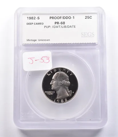 1982-S Washington Quarter DDO-1 J-53 *8188