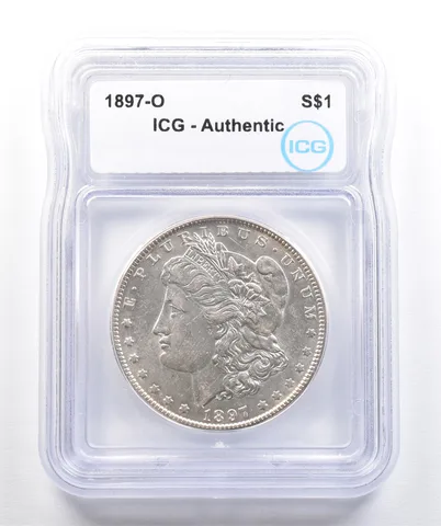 1897-O Morgan Silver Dollar Authentic ICG *7382