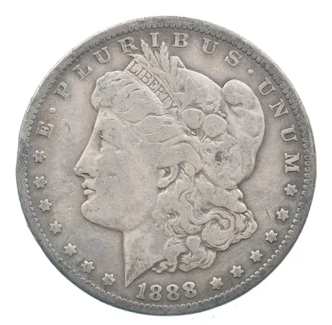 Early - 1888 Morgan Silver Dollar - 90% US Coin *255