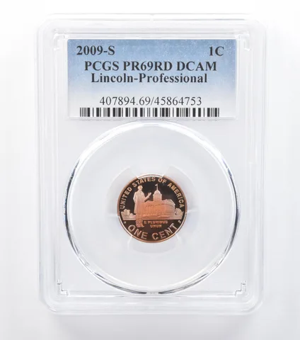 2009-S Lincoln Cent Professional Life PR69 RD DCAM PCGS Beautiful Tone *7734