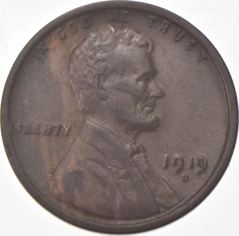 1919-D Lincoln Wheat Cent a9169