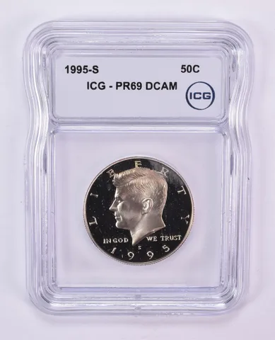 1995-S Kennedy Half Dollar PR69 DCAM ICG