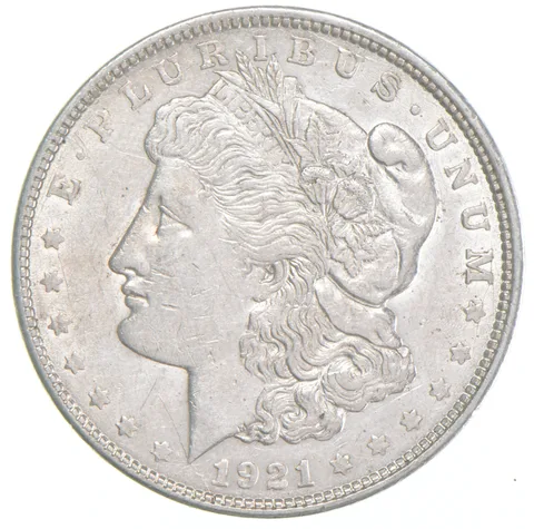 1921-D Morgan Silver Dollar VAM IBI Capped R Hot5U a1556