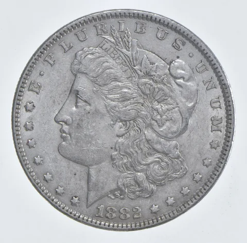 1882 Morgan Silver Dollar Estate Coin Collection *227