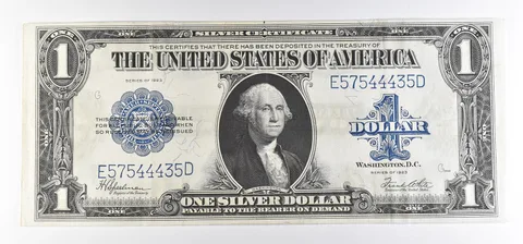 1923 $1 Silver Certificate Large Note Blue Seal FR#237 *0833
