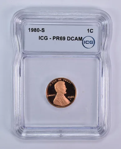 1980-S Lincoln Memorial Cent PR69 DCAM ICG