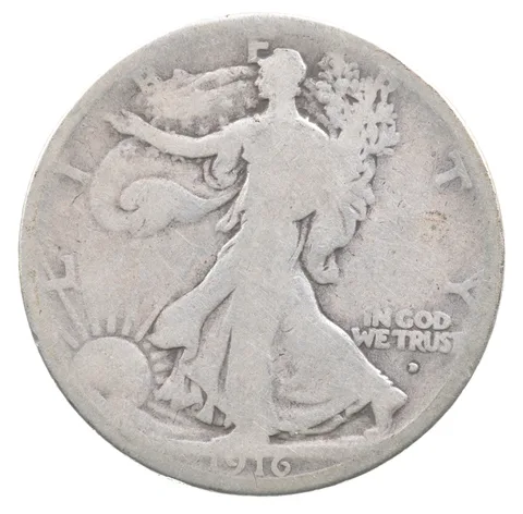 1916-D Walking Liberty Half Dollar *6713