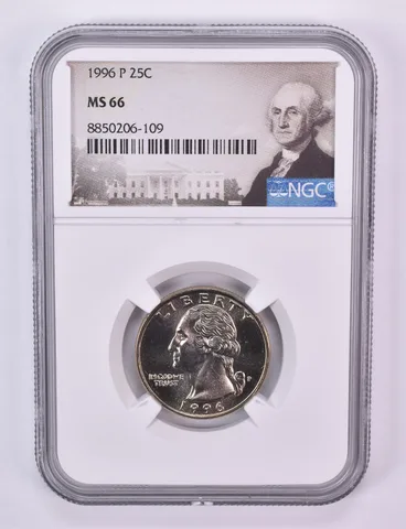 1996-P Washington Quarter MS66 NGC Special Label