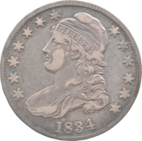 1834 Capped Bust Half Dollar a2865